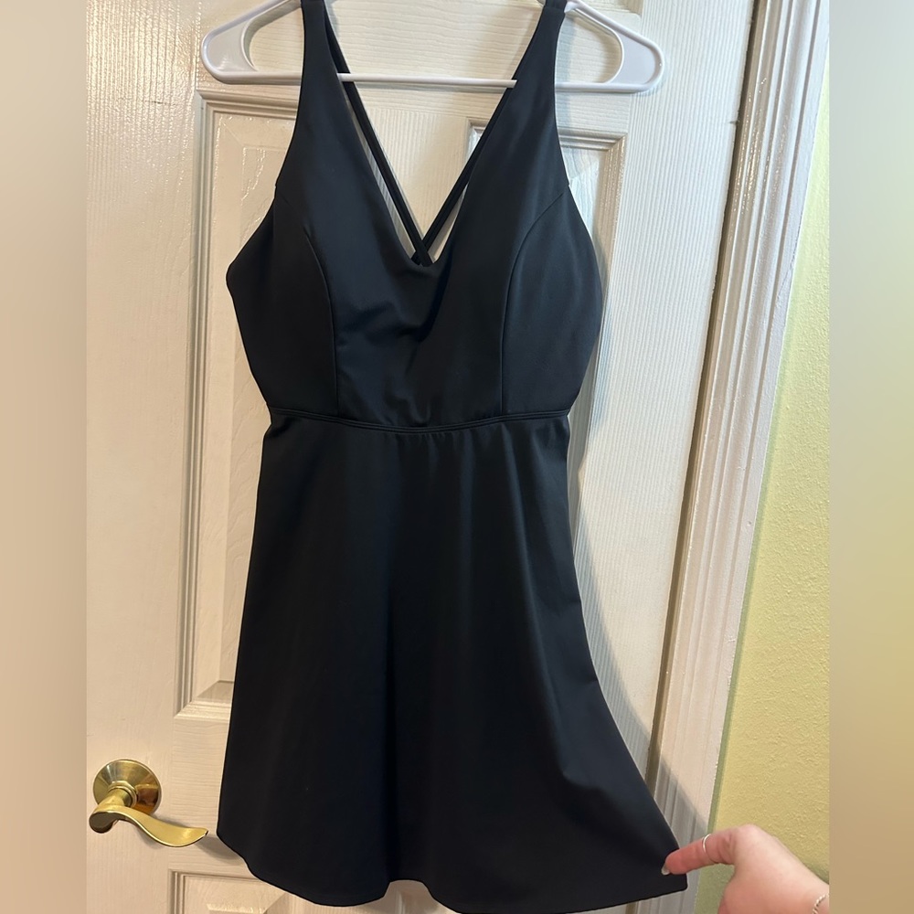 Halara scrappy back athletic dress